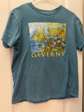 Target Teal Giverny Waterlilies Graphic Tee
